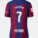 Ferran Torres Barcelona 2023-24 Home Jersey by Nike