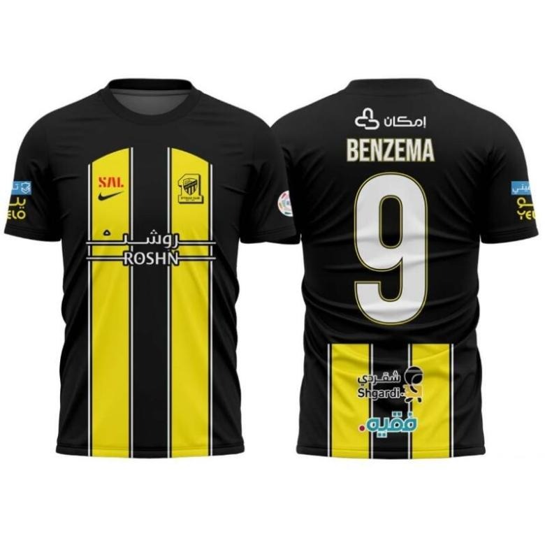 Nike 23/24 Al-Ittihad Karim Benzema Home Jersey Men L