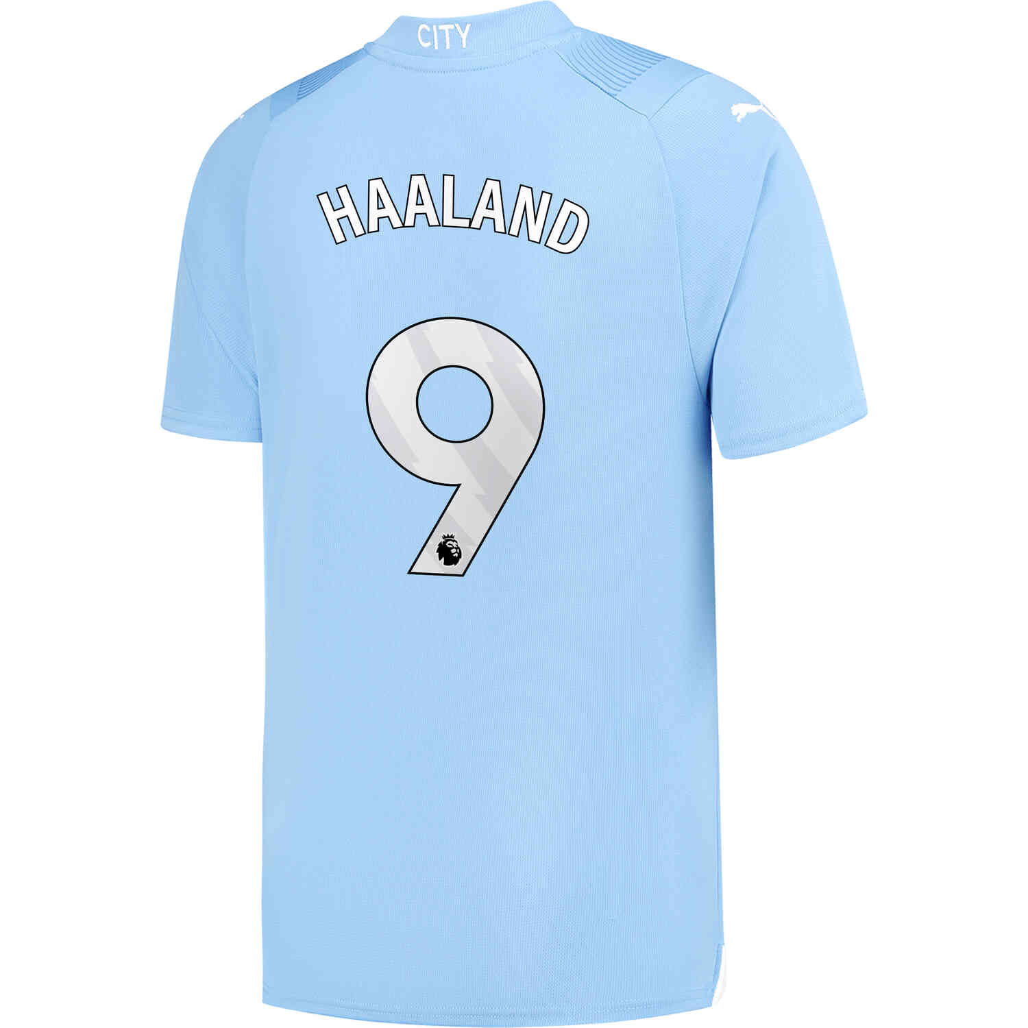 Erling Haaland Manchester City 23/24 Home Jersey by PUMA - Jersey box