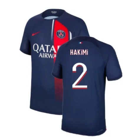 Achraf Hakimi PSG 2023/24 Home Jersey by Nike