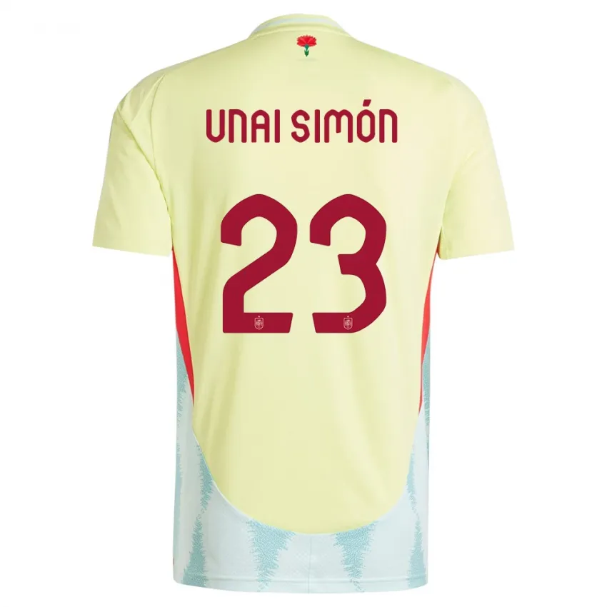 Unai Simon Spain 2024 25 Away Jersey By Adidas JerseyBox Unai Simon Spain 2024 25 Away Jersey By Adidas JerseyBox