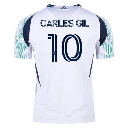 Carles Gil New England Revolution 2025 Authentic Away Jersey by Adidas