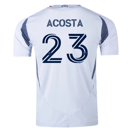 Kellyn Acosta Chicago Fire 2025 Authentic Away Jersey by Adidas