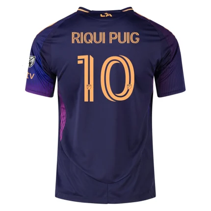 Riqui Puig LA Galaxy 2025 Authentic Away Jersey by Adidas
