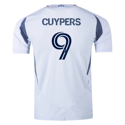 Hugo Cuypers Chicago Fire 2025 Authentic Away Jersey by Adidas