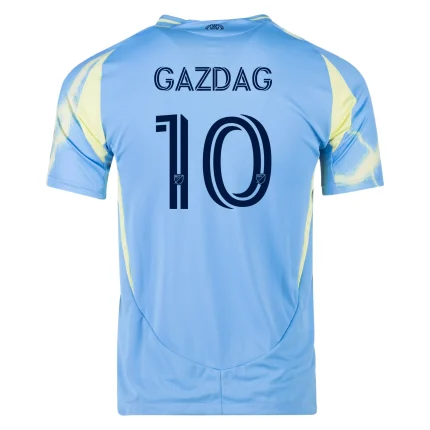 Dániel Gazdag Philadelphia Union 2025 Authentic Away Jersey by Adidas