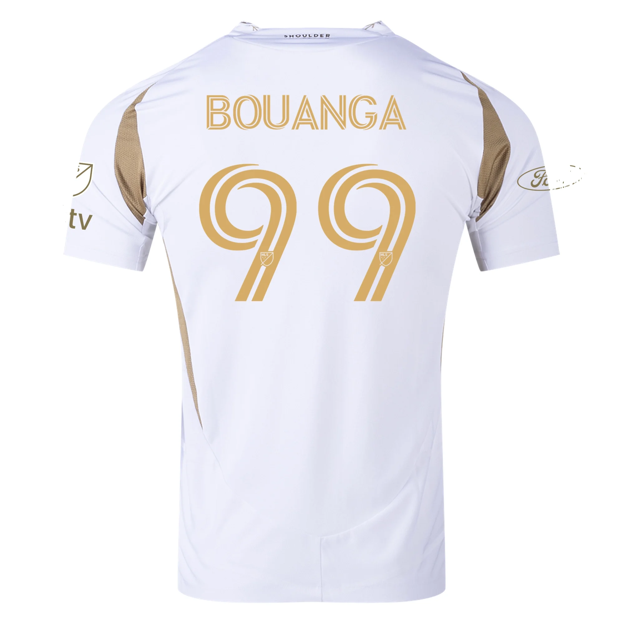 Denis Bouanga LAFC 2025 Authentic Away Jersey by Adidas