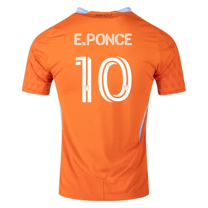 Ezequiel Ponce Houston Dynamo 2025 Authentic Home Jersey by Adidas