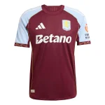 Aston Villa 2025/2026 Authentic Home Jersey by Adidas