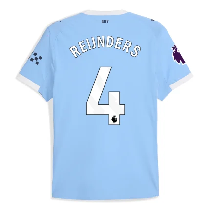 Tijjani Reijnders Manchester City 25/26 Authentic Home Jersey by PUMA