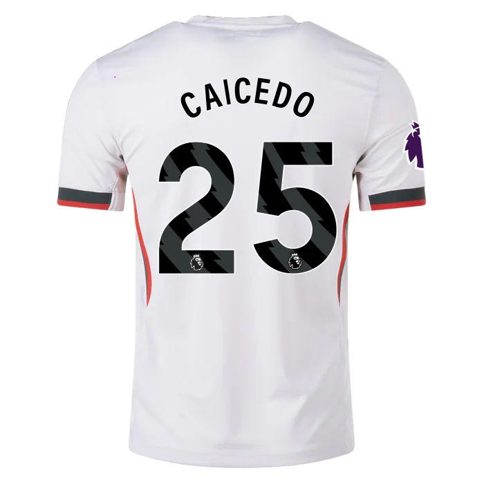 Moisés Caicedo Chelsea 2025/2026 Away Jersey by Nike - Image 1