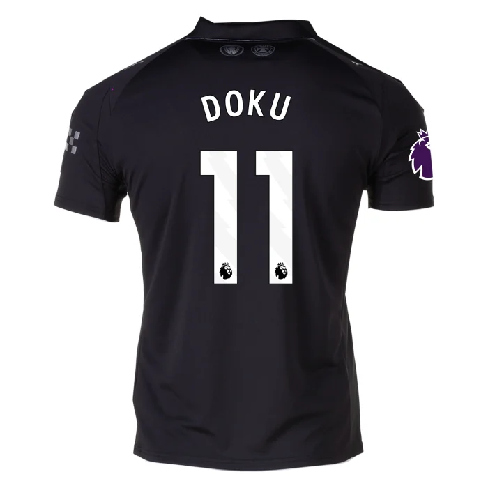 Jérémy Doku Manchester City 2025/2026 Away Jersey by PUMA - Image 1