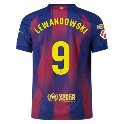 Robert Lewandowski Barcelona 2025/2026 Authentic Home Jersey by Nike