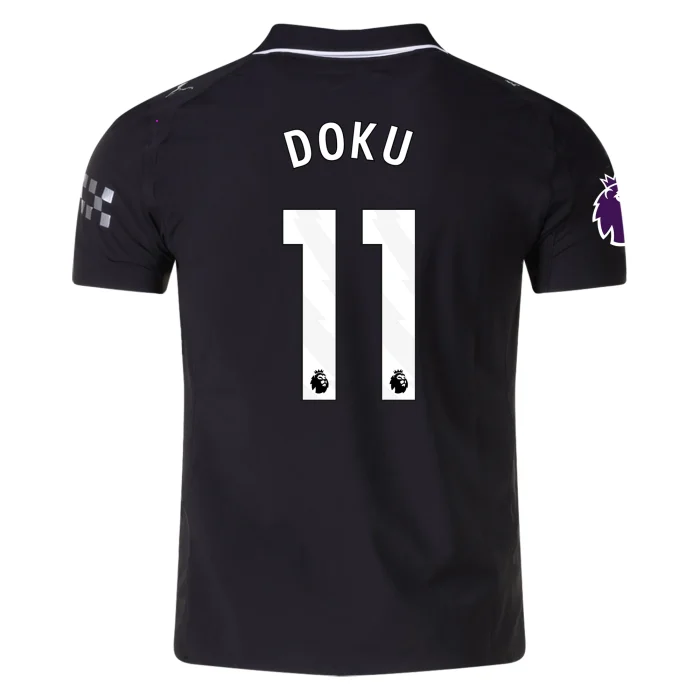 Jérémy Doku Manchester City 2025/2026 Authentic Away Jersey by PUMA - Image 1