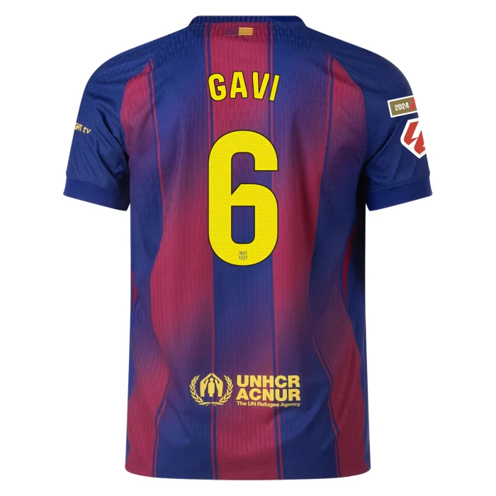 Gavi Barcelona 2025/2026 Authentic Home Jersey by Nike - Image 1