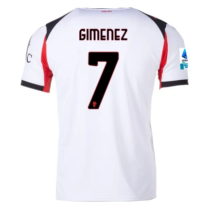 Santiago Giménez AC Milan 2025/2026 Away Jersey by PUMA