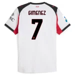Santiago Giménez AC Milan 2025/2026 Authentic Away Jersey by PUMA