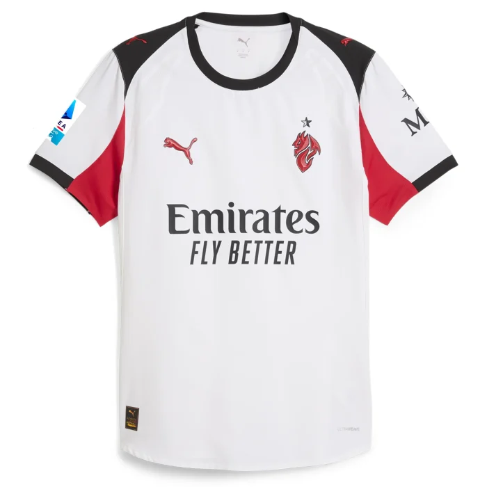 Santiago Giménez AC Milan 2025/2026 Authentic Away Jersey by PUMA - Image 2
