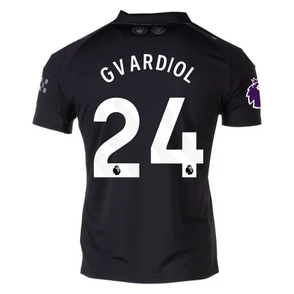 Joško Gvardiol Manchester City 2025/2026 Away Jersey by PUMA