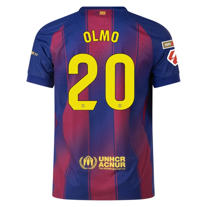 Dani Olmo Barcelona 2025/2026 Authentic Home Jersey by Nike - Image 1