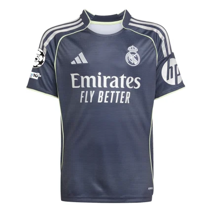 Real Madrid 2025/2026 Youth UCL Away Jersey by Adidas