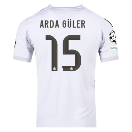 Arda Güler Real Madrid 2025/2026 Home Jersey by Adidas