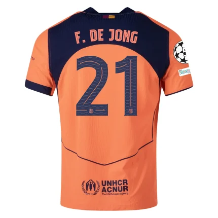 Frenkie de Jong Barcelona 2025/2026 Authentic Third Jersey by Nike