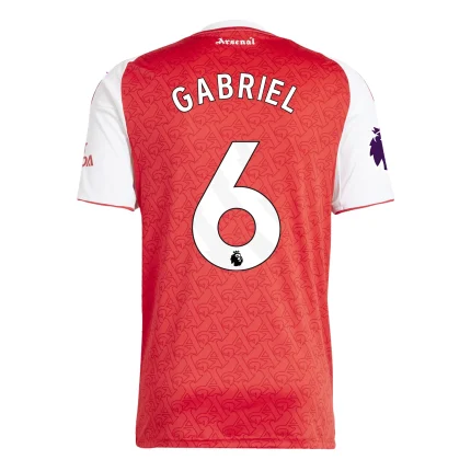 Gabriel Magalhães Arsenal 2025/2026 Home Jersey by Adidas