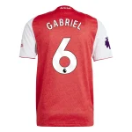 Gabriel Magalhães Arsenal 2025/2026 Authentic Home Jersey by Adidas