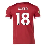 Cody Gakpo Liverpool 2025/2026 Authentic Home Jersey by Adidas
