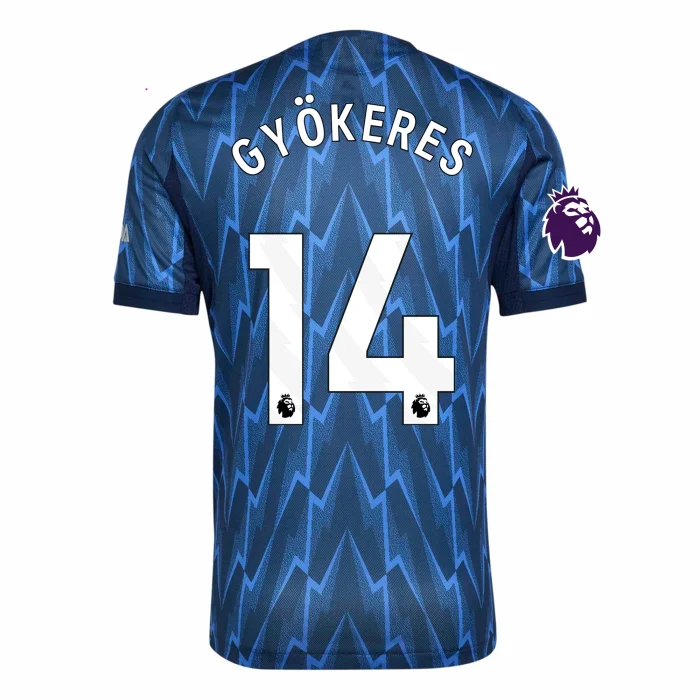 Viktor Gyökeres Arsenal 2025/2026 Authentic Away Jersey by Adidas - Image 1