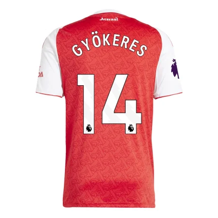 Viktor Gyökeres Arsenal 2025/2026 Home Jersey by Adidas
