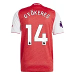 Viktor Gyökeres Arsenal 2025/2026 Authentic Home Jersey by Adidas