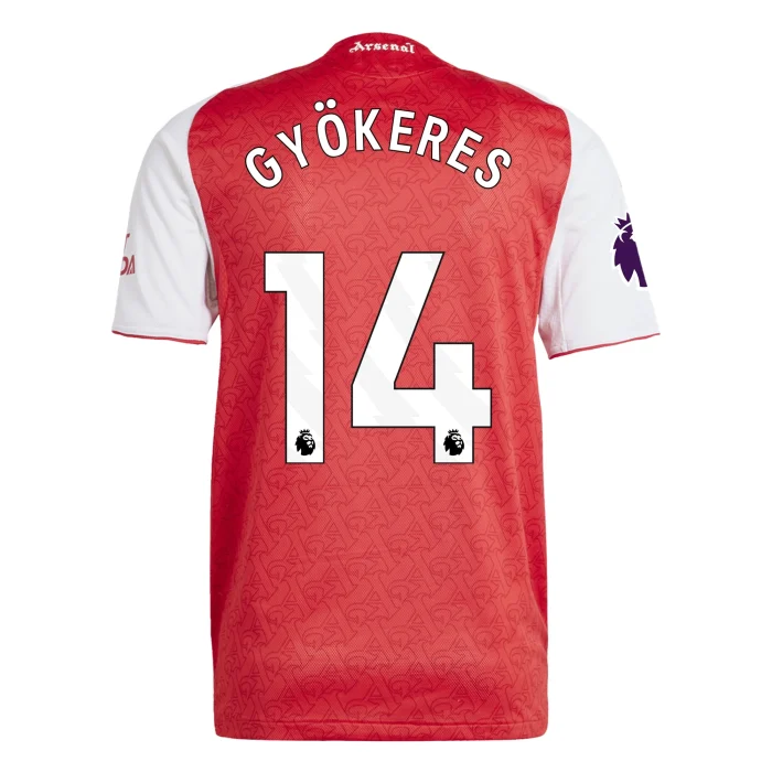 Viktor Gyökeres Arsenal 2025/2026 Authentic Home Jersey by Adidas - Image 1