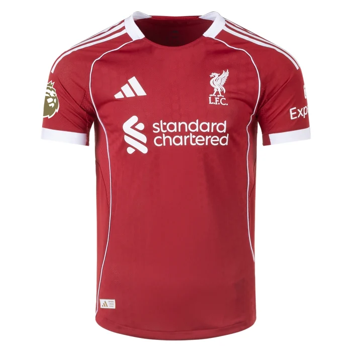 Alexis Mac Allister Liverpool 2025/2026 Authentic Home Jersey by Adidas - Image 2