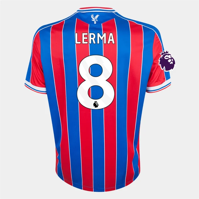 Jefferson Lerma Crystal Palace 2025/2026 Authentic Home Jersey by Macron - Image 1