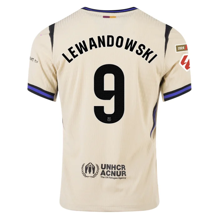 Robert Lewandowski Barcelona 2025/2026 Authentic Away Jersey by Nike - Image 1