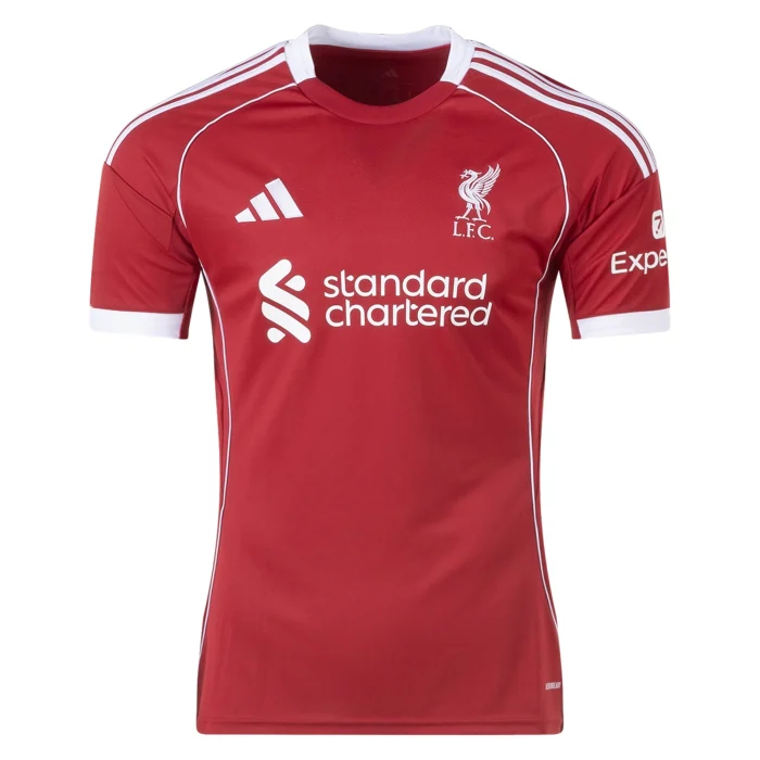 Liverpool 2025/2026 Home Jersey by Adidas - Image 1