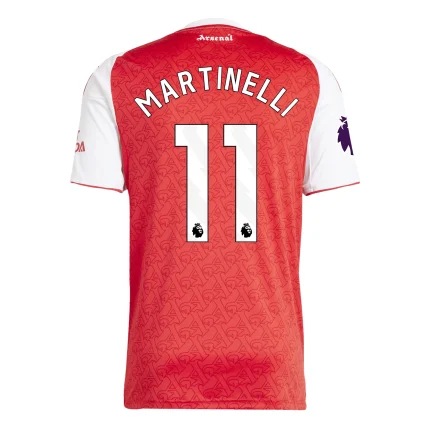 Gabriel Martinelli Arsenal 2025/2026 Home Jersey by Adidas