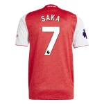Bukayo Saka Arsenal 2025/2026 Authentic Home Jersey by Adidas
