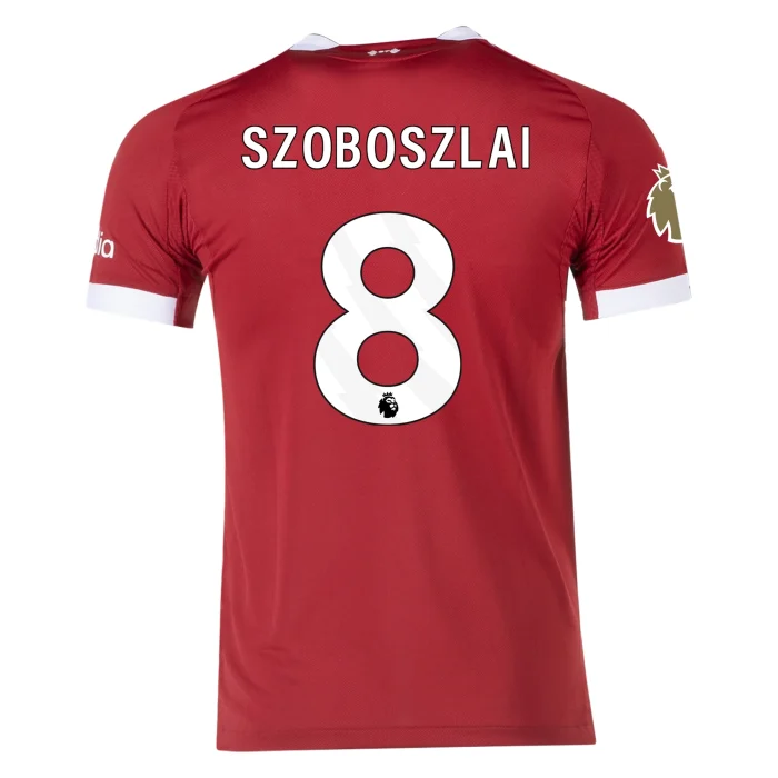 Dominik Szoboszlai Liverpool 2025/2026 Authentic Home Jersey by Adidas - Image 1
