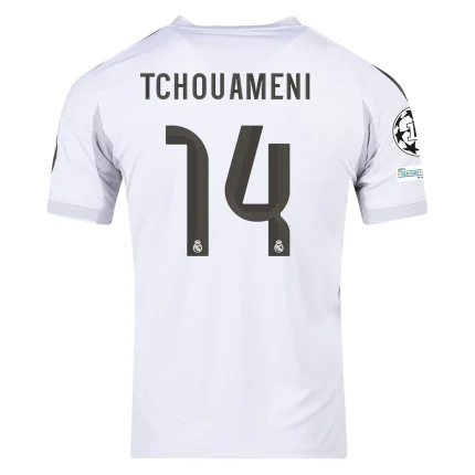 Aurélien Tchouaméni Real Madrid 2025/2026 Home Jersey by Adidas