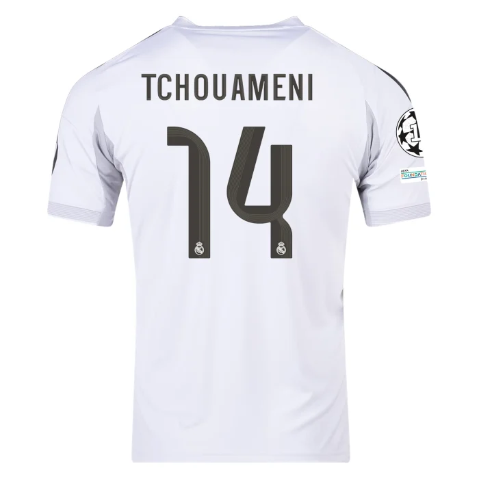 Aurélien Tchouaméni Real Madrid 2025/2026 Home Jersey by Adidas - Image 1