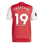 Leandro Trossard Arsenal 2025/2026 Authentic Home Jersey by Adidas