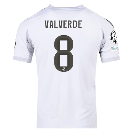Federico Valverde Real Madrid 2025/2026 Home Jersey by Adidas
