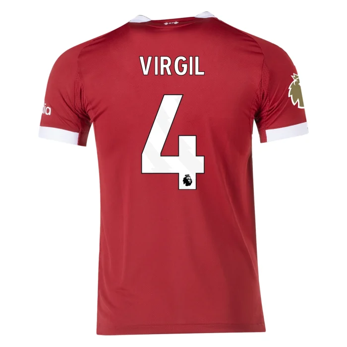 Virgil van Dijk Liverpool 2025/2026 Authentic Home Jersey by Adidas - Image 1