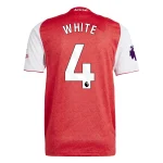 Ben White Arsenal 2025/2026 Authentic Home Jersey by Adidas