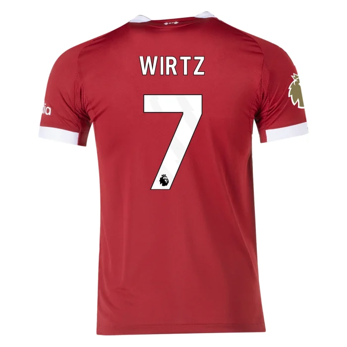 Florian Wirtz Liverpool 2025/2026 Authentic Home Jersey by Adidas - Image 1