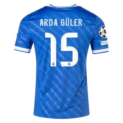 Arda Güler Real Madrid 2025/2026 Third Jersey by Adidas