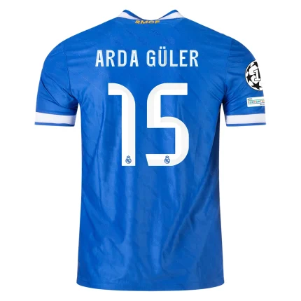 Arda Güler Real Madrid 2025/2026 Authentic Third Jersey by Adidas
